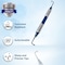 A2Z Scilab Hollow Handle Sickle Montana Jack Blue Titanium Double Ended Stainless Steel Dental Tool A2Z-ZR934 - alternate 7
